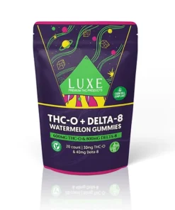 600mg THC-O Gummies | Watermelon | 20 Count
